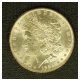 US Coins 1884-O Morgan Silver Dollar, Uncirculated