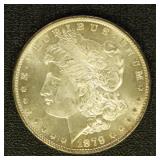 US Coins 1879-S Morgan Silver Dollar, Uncirculated