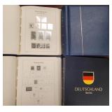Germany, DDR & Berlin empty Stamp Albums, includes
