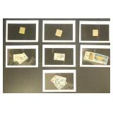 Reunion Stamps Mint Hinged and Used on Dealer Card