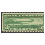 US Stamps #C13 Mint NH Zeppelin CV $250