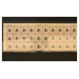 US Stamps #832-833 Mint Blocks including #832 Mint