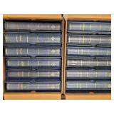 12 Empty Luechtturm Binders & Slipcases, fills 2 l
