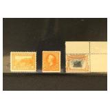 US Stamps small group on dealer cards, 1860s-1910s