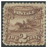US Stamps #113 Mint Disturbed OG CV $500, with fau