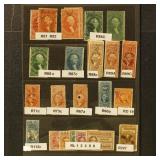 US Revenue Stamps plus some other Back of Book on