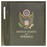 US Stamps 1850s-1940s in Davo album, collection ha