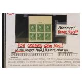 US Stamps #408 GEM 100 Mint NH Plate Block Graded