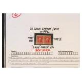 US Stamps #320A Mint NH Pair with Certificate (Phi