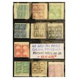 US Stamps #692-701 Plate Blocks Mint NH complete s