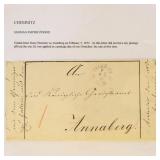 Germany Stamps 1870s-1940s Chemnitz Covers collect