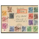 Germany 1948 Cover with Bezirk 41 Chemnitz 4 hand-
