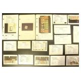 Worldwide Stamps in glassines and cards, mostly wi