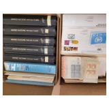 US Stamps Plate Block Collection, mostly 1940s-197