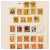 US Stamps Official Collection on pages, nearly com
