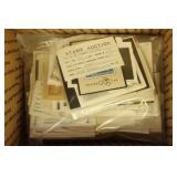 Worldwide Stamps in glassines and cards, mostly wi