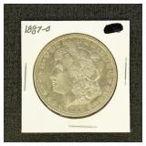 US Coins 1887-O Morgan Silver Dollar, circulated