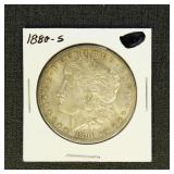 US Coins 1880-S Morgan Silver Dollar, circulated
