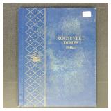 US Coins Roosevelt Dime Album with 48 Silver Dimes