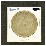 US Coins 1900-O Morgan Silver Dollar, circulated