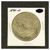 US Coins 1890-O Morgan Silver Dollar, circulated