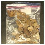 US Coins 300 Lincoln Wheat Cents, circulated
