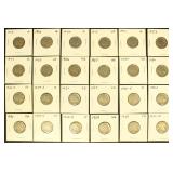 US Coins 20 Buffalo Nickels, circulated