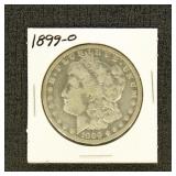 US Coins 1899-O Morgan Silver Dollar, circulated