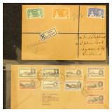 Ascension Stamps Postal History group including 2