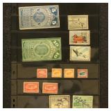 US Back of Book Stamps Used & Mint including Feder