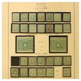 US Revenue Stamps Wine issues balance collection o