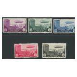 Italy Aegean Islands Stamps #C21-C25 Mint Hinged Z