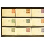 US Stamp FDC #803-834, 839-851 Prexies CV $550+