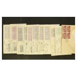 US Stamp FDC 1939-1948 mix incl Airmail CV $998