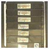 Engravings Group on pages, mostly American Banknot