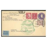 US Stamps 1933 First Flight Cover with 50 cent def