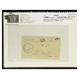 US Stampless Cover on old Nutmeg Auction page with