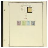 New Zealand Back of Book Stamps collection on Sco