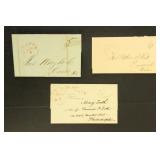 US Stampless Covers on old Nutmeg Auction page