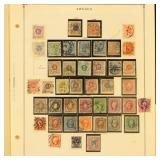 Denmark and Sweden Stamps on Pages, Sweden Stamps