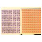 US Stamps Mint Sheets Accumulation, mostly 1930s i