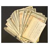 US Norfolk & Western Stock certificates, 10+ from