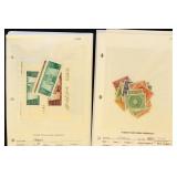 Yemen Stamps on Dealer Pages, many complete sets,