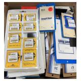 Supplies Black Mount Strips in opened and unopened