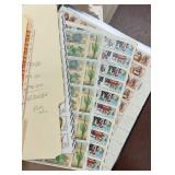 US Stamps $750+ Face Value in Mint Sheets of 20-29