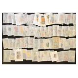 Honduras Stamps in Glassines, a few hundred stamps