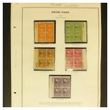 US Stamps #803-834 Mint NH Blocks & Plate CV $678