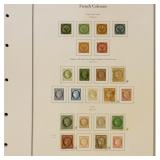 French Colonies Stamps Mint Hinged and Used on Pal