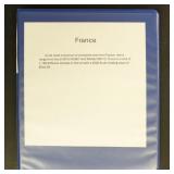 France Stamps Used collection of complete sets, #6