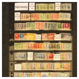 Norway Stamps Used collection 175+ stamps CV $700+